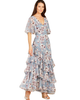 LARA New York LARA New York Cape Sleeve Print Dress - 1