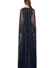 LARA New York LARA New York Elegant Beaded Dress with Long Cape - 2
