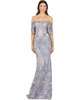 LARA New York LARA New York Elegant Off Shoulder Embellished Gown - 1