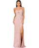 LARA New York LARA New York Embellished Gown with Slit And Low Back - 1