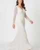LARA New York LARA New York Finley Sheer Sleeve Wedding Gown - 4