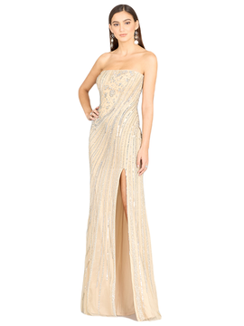 LARA New York LARA New York Freddy Strapless Beaded Gown
