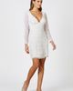 LARA New York LARA New York Goldie Beaded V-Neck Mini Dress - 1