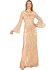LARA New York LARA New York High Neck Beaded Dress with Bell Sleeves - 1