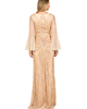 LARA New York LARA New York High Neck Beaded Dress with Bell Sleeves - 2