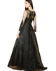 LARA New York LARA New York High Neck Sheer Long Sleeve Embellished Gown - 2