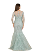 LARA New York LARA New York Long Sleeve Mermaid Beaded Gown - 3