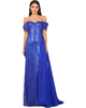 LARA New York LARA New York Off Shoulder Fitted Gown - 1