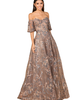 LARA New York LARA New York Off Shoulder Lace Ballgown - 1