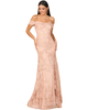 LARA New York LARA New York Off Shoulder Lace Mermaid Gown - 1
