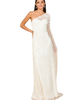 LARA New York LARA New York One Sleeve Beaded Gown - 3