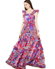 LARA New York LARA New York Printed Gown with Ruffle Skirt - 1