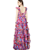 LARA New York LARA New York Printed Gown with Ruffle Skirt - 2