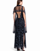 LARA New York LARA New York Strapless Beaded Gown with Scarf - 2