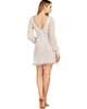LARA New York LARA New York V-Neck, Long Sleeve Bridal Cocktail Dress - 2