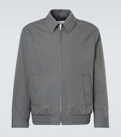 Lardini Lardini Cotton and silk blouson jacket