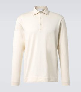 Lardini Lardini Cotton and silk polo sweater