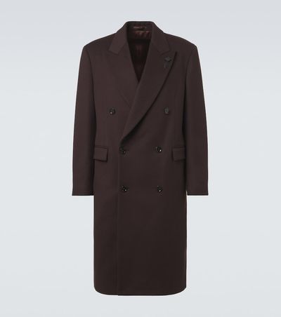 Lardini Lardini Double-breasted wool coat