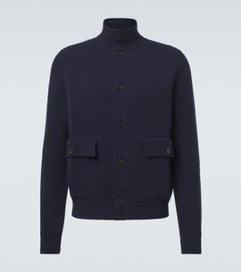 Lardini Lardini Knitted wool-blend jacket