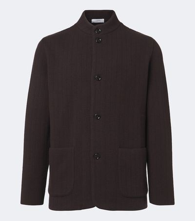 Lardini Lardini Knitted wool and cashmere blazer