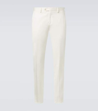 Lardini Lardini Mid-rise cotton slim pants