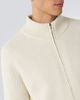 Lardini Lardini Ribbed-knit wool and cashmere zip-up cardigan - 6
