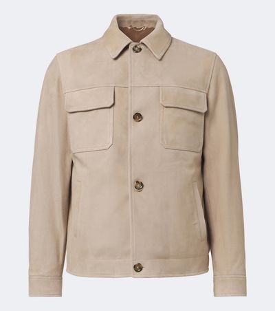 Lardini Lardini Suede blouson jacket
