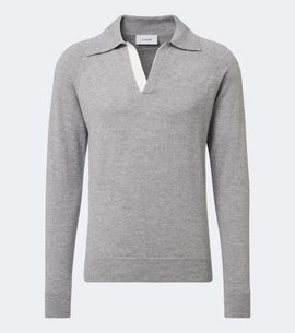 Lardini Lardini Virgin wool and cashmere polo sweater