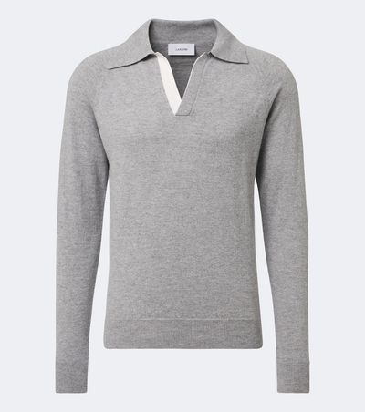 Lardini Lardini Virgin wool and cashmere polo sweater