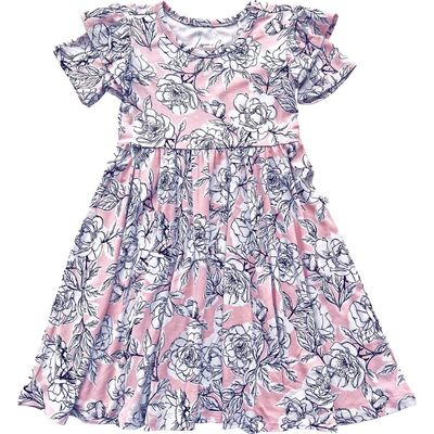 Laree + Co Laree + Co Allie Ruffle Spin Dress