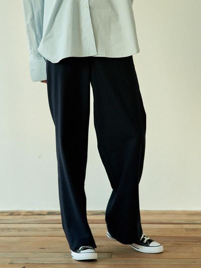 LARGO Back Banding Pants Dark Navy