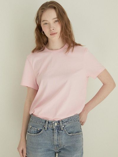LARGO Basic T-shirt_Baby Pink