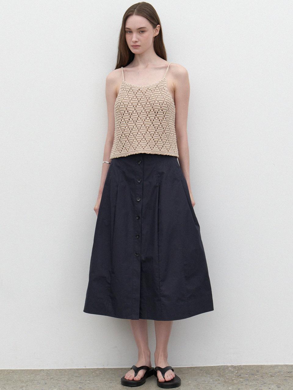 LARGO Flared Skirt (navy)