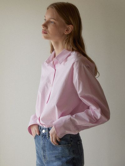 LARGO Loose Fit Shirt_Pink