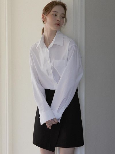 LARGO Poplin Shirt_White