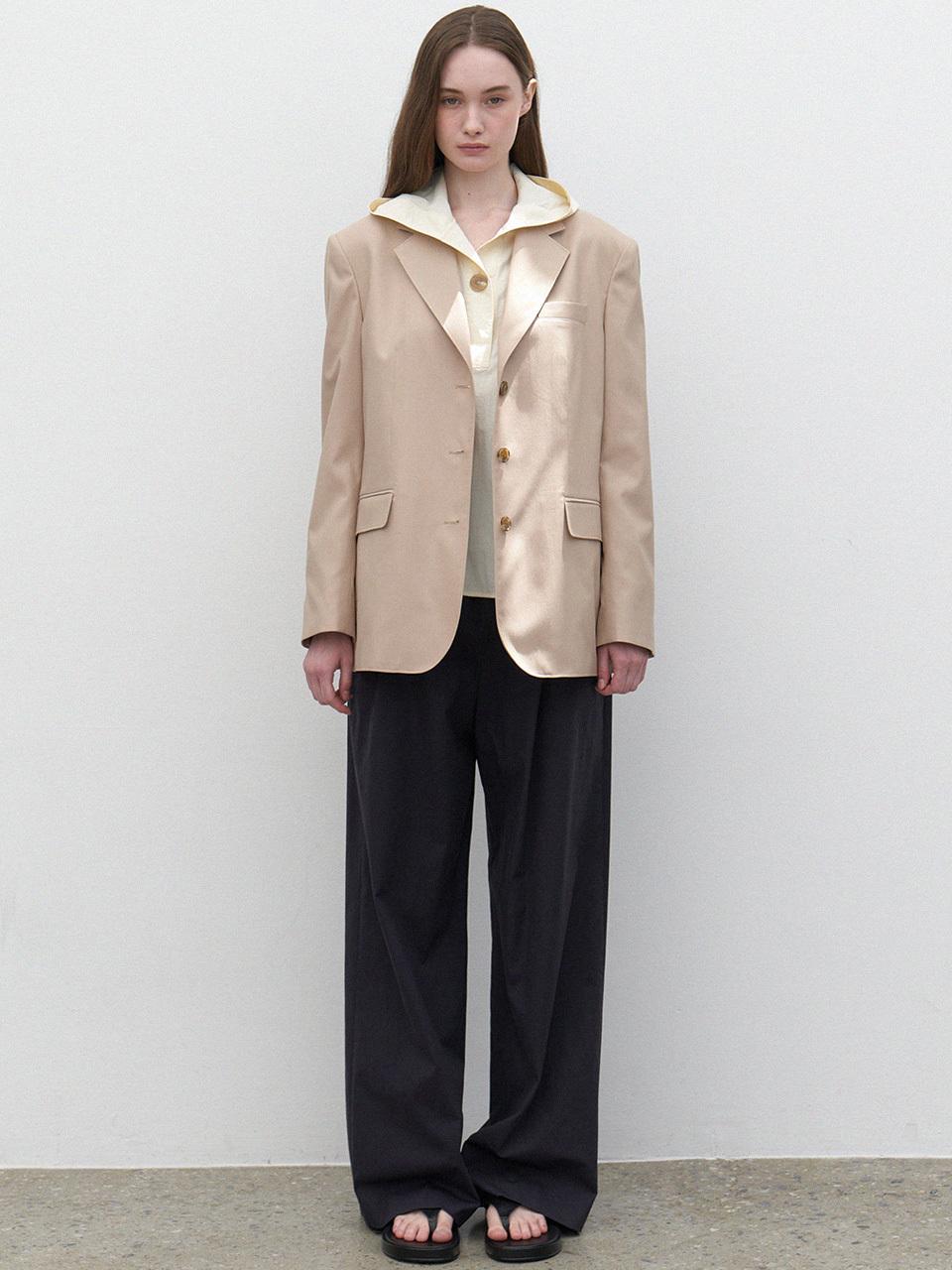 LARGO Summer Cotton-blend Jacket (beige)