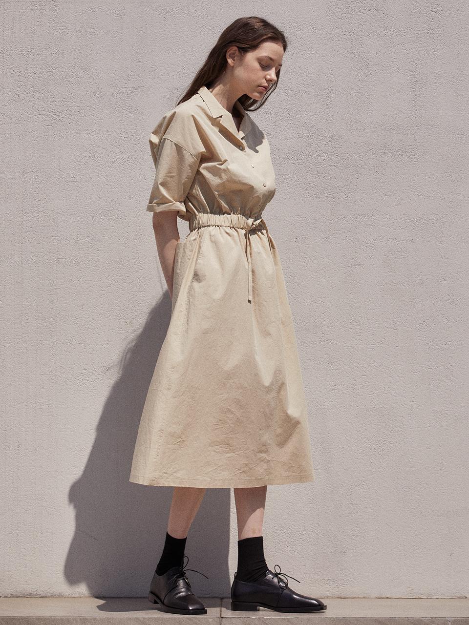 LARGO Tulip Dress_Light Yellow