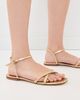 Larroudé Larroudé Annie Ankle Strap Sandals Gold metallic leather - 3