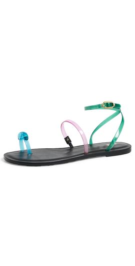 Larroudé Larroudé Biarritz Jelly Sandals Blue