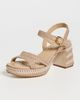 Larroudé Larroudé Jolene Low Crochet Sandals Natural Crochet - 2
