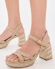 Larroudé Larroudé Jolene Low Crochet Sandals Natural Crochet - 3