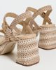 Larroudé Larroudé Jolene Low Crochet Sandals Natural Crochet - 4
