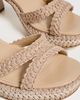 Larroudé Larroudé Jolene Low Crochet Sandals Natural Crochet - 6