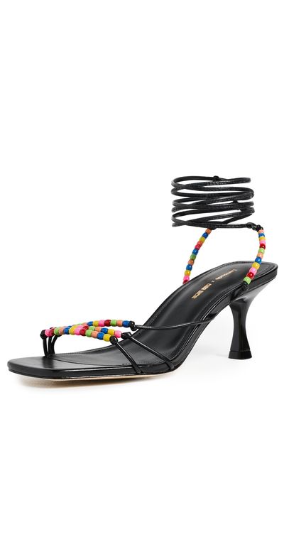 Larroudé Larroudé Larroudé x Ciao Lucia Eloisa Sandals Calf Skin Black