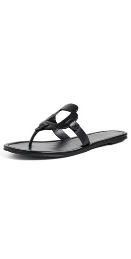 Larroudé Larroudé Margherita Thong Sandals Black Leather
