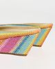 Larroudé Larroudé Rainbow Raffia Mules Rainbow Raffia - 4