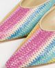 Larroudé Larroudé Rainbow Raffia Mules Rainbow Raffia - 6