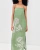Las Sureñas Las Sureñas Botanical Maxi Dress Green - 2