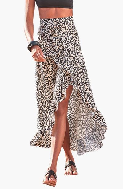 LASCANA LASCANA Convertible Wrap Maxi Skirt