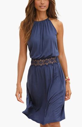 LASCANA LASCANA Crochet Detail Dress